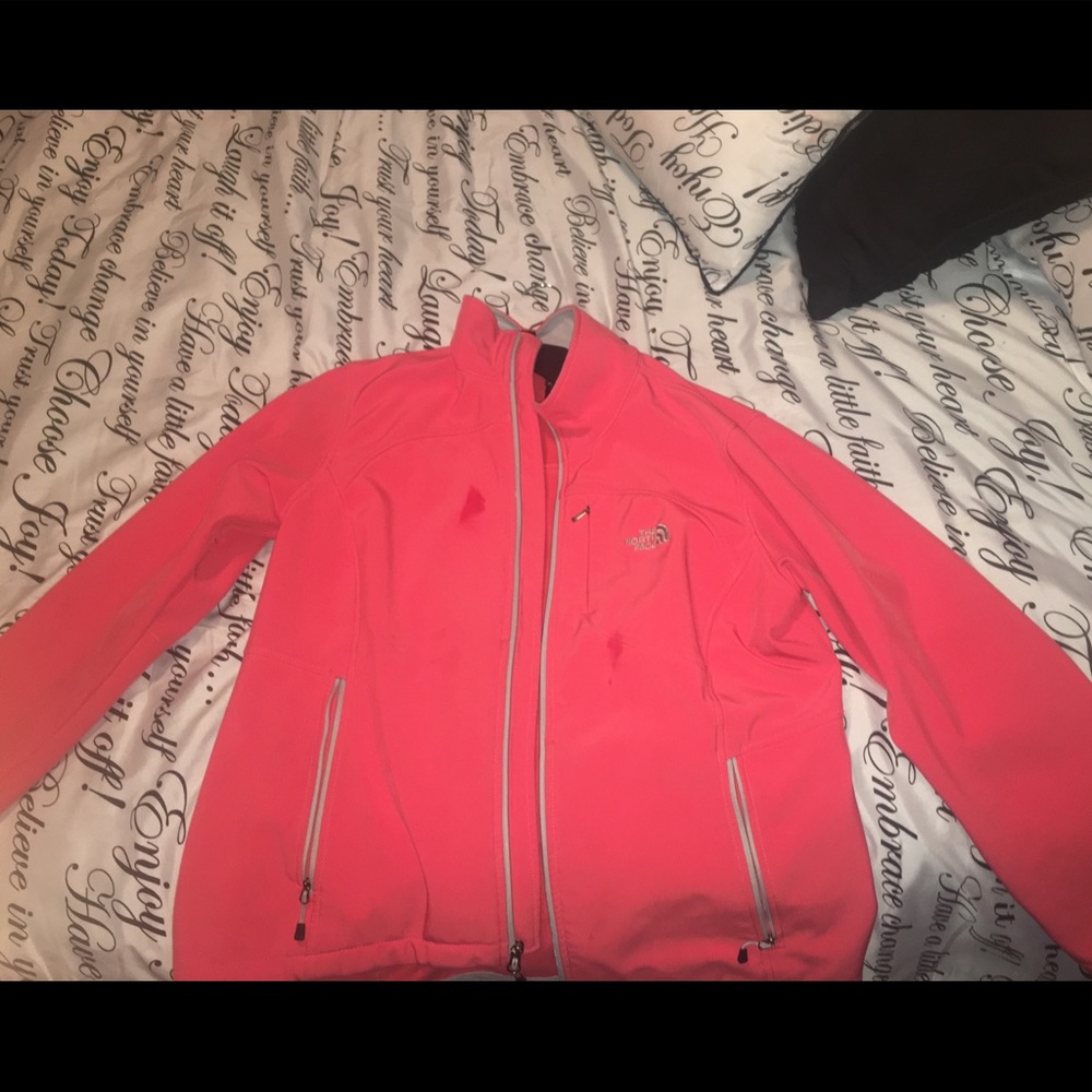 Pink north face